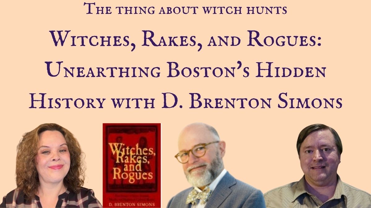 What if Boston's colonial past held witch trial stories just as gripping as Salem's but almost entirely overlooked? This week, Sarah and Josh sit down with D. Brenton Simons, President Emeritus and former CEO of American Ancestors (New England Historic Genealogical Society), to uncover the witches, criminals, and scandal-makers that Boston's official history left out.